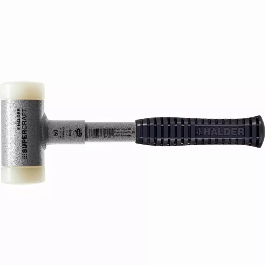 Maillet SUPERCRAFT, avec manche en tube d'acier incassableet et ergonomique, antidérapante - D=70 mm - 3377.070