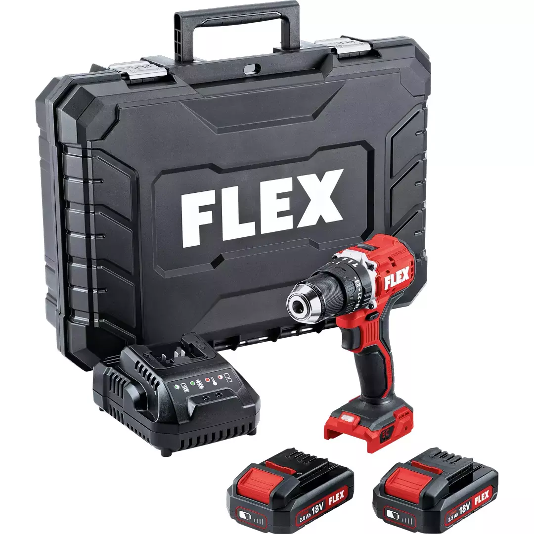 Visseuse à percussion sans fil - 18V - Coffret + 2 batteries + chargeur - FLEX - 519057