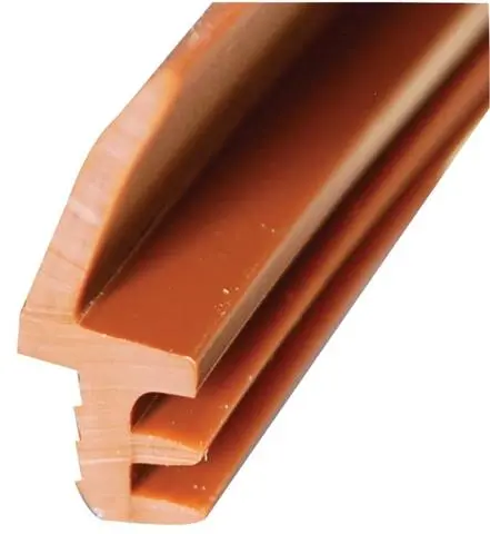 Joint sur dormant L311 KISO - rainure 3mm - rouleau 200m Marron - L311PVC