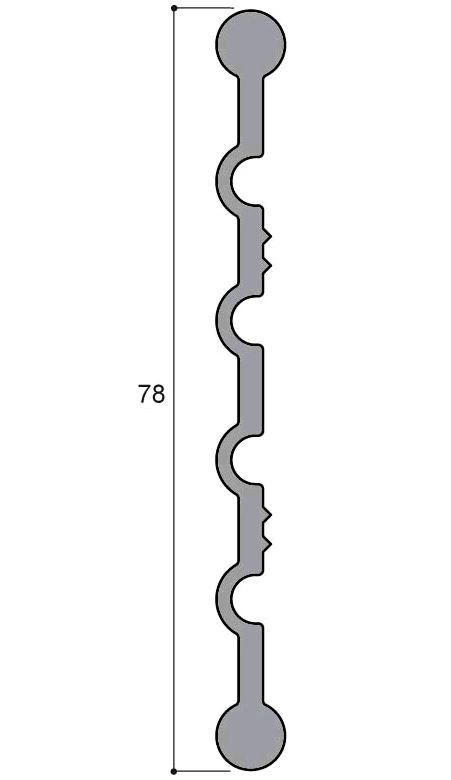 Joint anti-pince-doigt Petit DUAL JOINT Gris - 2 m