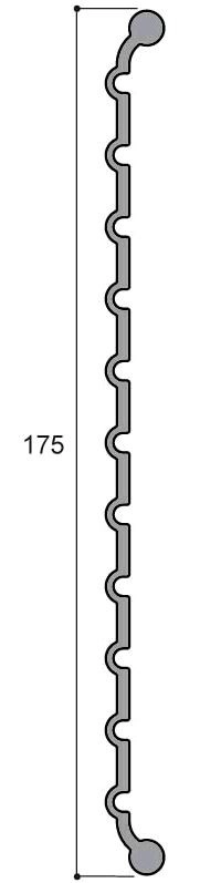 Joint anti-pince-doigt Intermédaire DUAL Gris - 2 m 