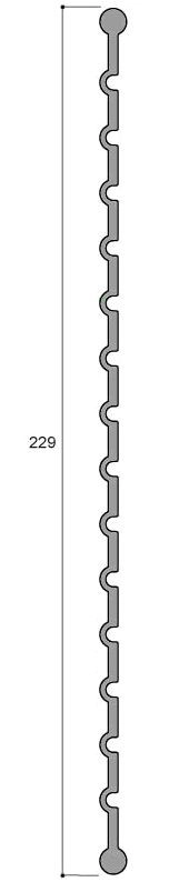 Protection anti pince-doigt Grand JOINT DUAL Gris - 2 m