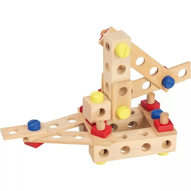 Baril établi JEUJURA 70 pièces en bois pour bricoler - 8595