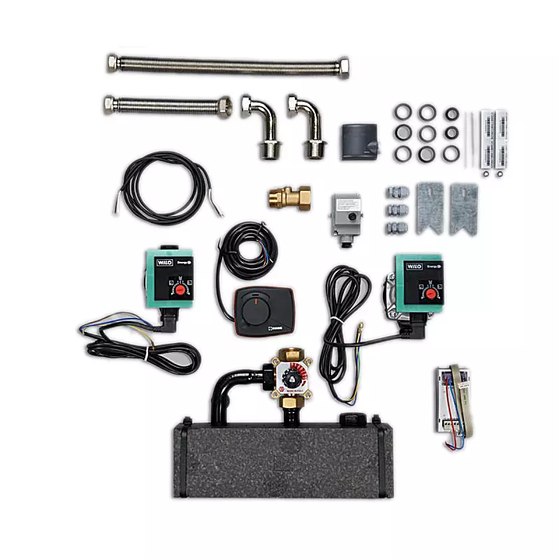 Kit de Raccordement Chaudière ATLANTIC 3 Voies 2 Circuits pour la gestion d'un circuit sur vanne ou 2 circuits - 074734