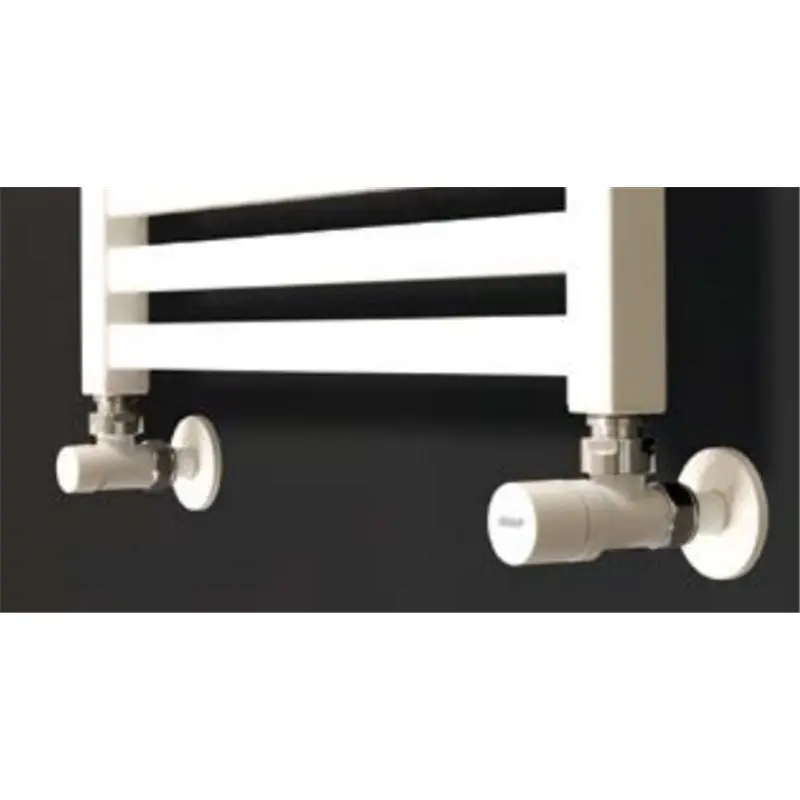 Robinet coude équerre raccord cuivre/multicouche 1/2” IRSAP Blanc - VALKITSQUCU01