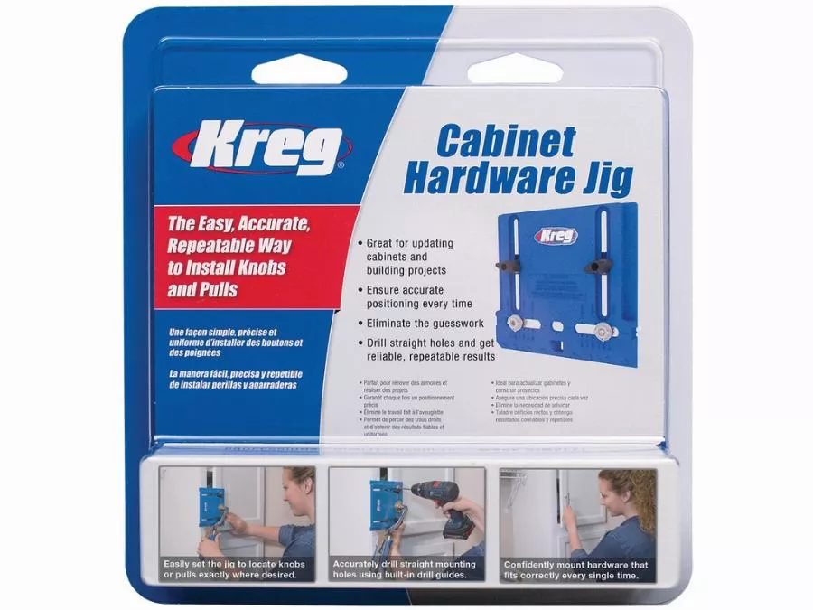 Gabarit de quincaillerie d'armoire - KREG - KHI-PULL-INT
