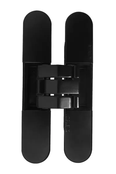 Kubica K7080 NO HD Charnière invisible 3D Bâtiment - Finition Noir - 80/100kg Ep mini 38mm - 1 pièce - KOBLENZ - K7080 NO HD