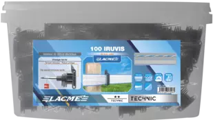 Seau de 100 isolateurs IRUVIS-HPX LACME - 657006