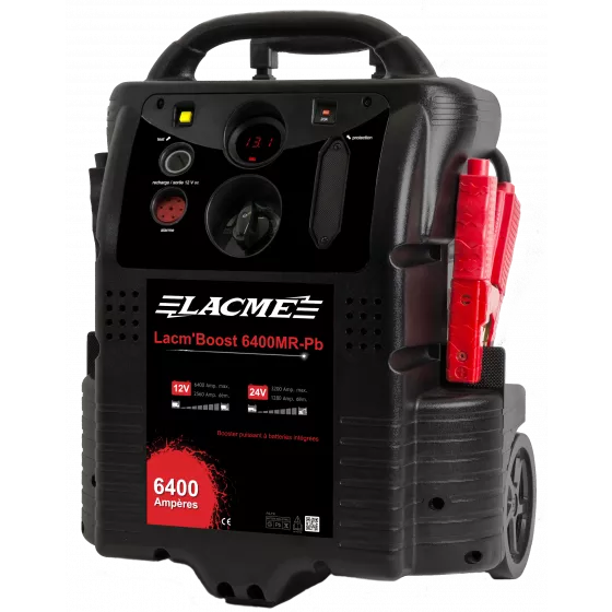 Batterie & chargeur LACME Lac'Boost 6400M-PB à batterie plomb - 12/14V 6200A - 515700