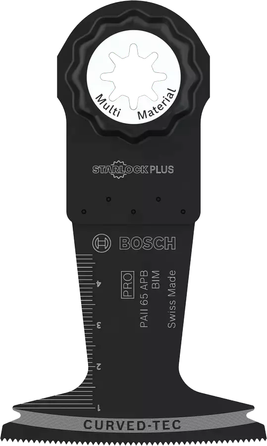Lame pour coupe plongeante Starlockplus Pro Bimétal pour Bois / Métal - PAII 65 APB - 65 x 50 mm - BOSCH - 2608669131
