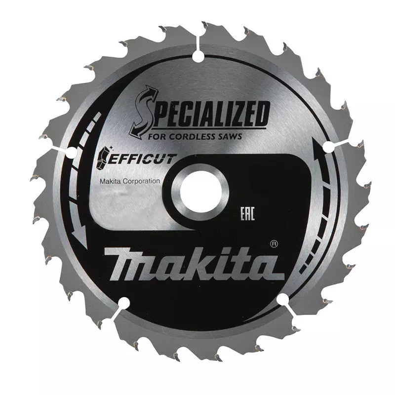 Lame pour scie circulaire EFFICUT MAKITA E-07705 260x30mm, 24 dents, pour le bois - MAKITA - E-07705
