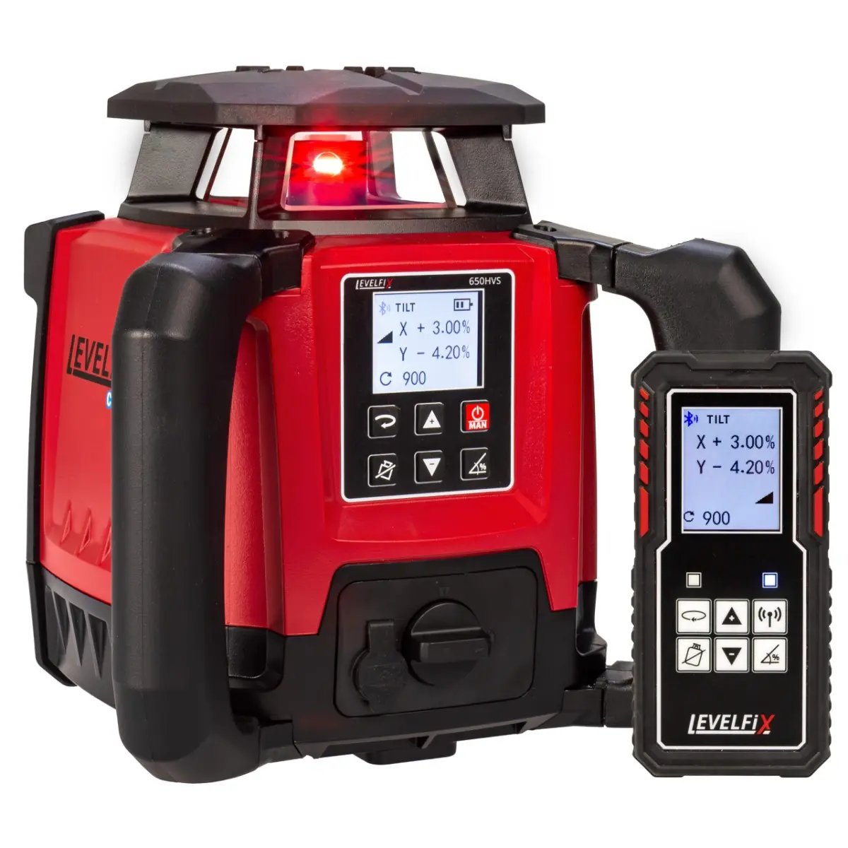 Laser rotatif Levelfix 650HVS multifonction horizontal et vertical rouge - NETIM - 554640