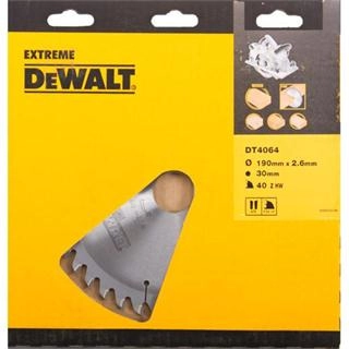 Lame DEWALT Ø190/AL30 40 Dents Coupe fine - DT4064