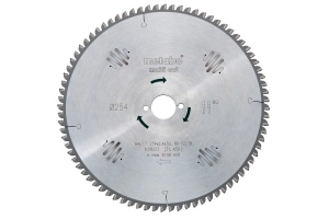 Lame de scie circulaire HW/CT METABO - 216 x 30 mm - 64 dents - denture plate et trapézoïdale - 10° - 628063000