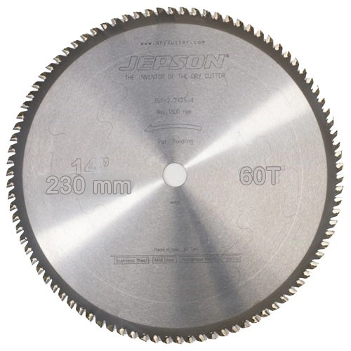 Lame de scie antichoc LBS Ø230 mm JEPSON pour le sciage des métaux - 60 dents - 72223060