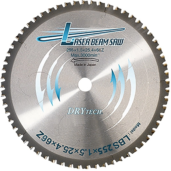 Lame de scie antichoc LBS Ø255 mm JEPSON pour le sciage des métaux - 66 dents - 72225566