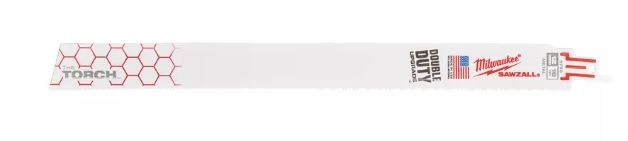 Lame scie sabre Torch 300 mm MILWAUKEE - 5 pièces - 48005789