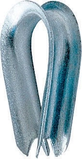 Cosse coeur petite ouverture LEVAC - Pour câble Ø 10 mm - 5080E