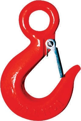 Crochet à oeil LEVAC - CMU 1.25 T - Linguet de sécurité acier allié - 5120A