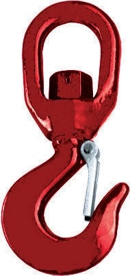 Crochet à touret LEVAC - CMU 1.25T - Linguet de Sécurité acier allié - 5130A