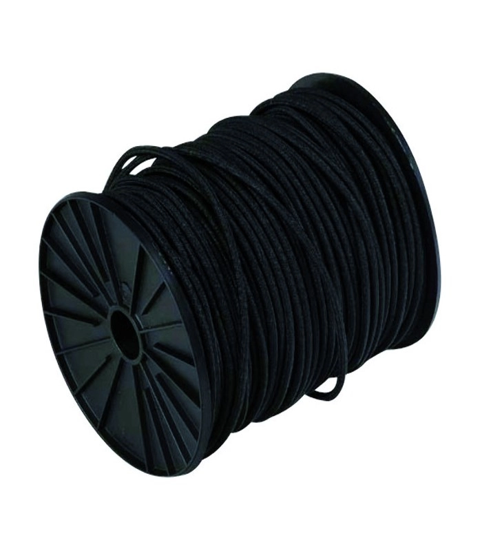 Sandow gaine en polyéthylène VISO - noir - Ø 8 mm - Le mètre linéaire - SL807NB