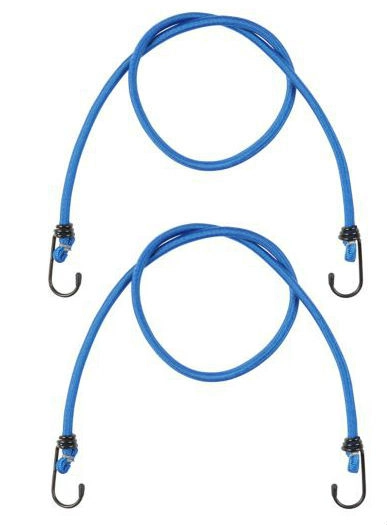 Sandow gaine en polyéthylène VISO - bleu- Ø 8 mm x 0.600 m - carte de 2 pièces - SL62NP