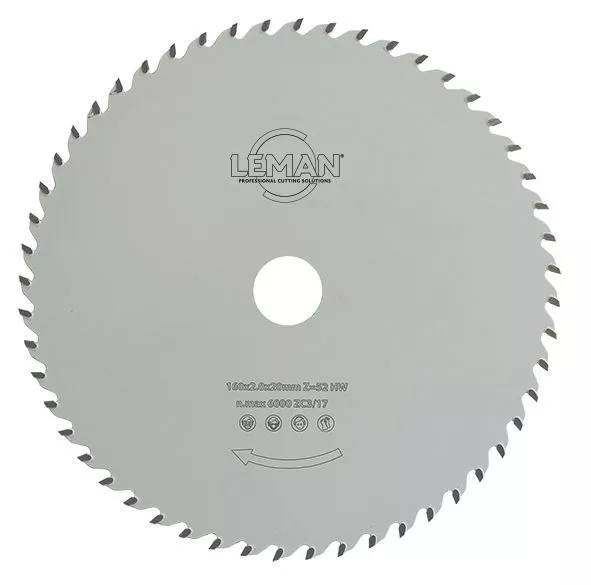 Lame de scie circulaire diamant 160 x 20 x 1,8 - 8 dents - LEMAN - 350TF.160.1808