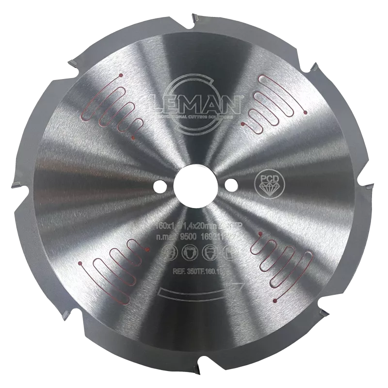 Lame de scie circulaire diamant  230 x 30 x 2,2 - 15 dents - LEMAN - 350TF.230.3015