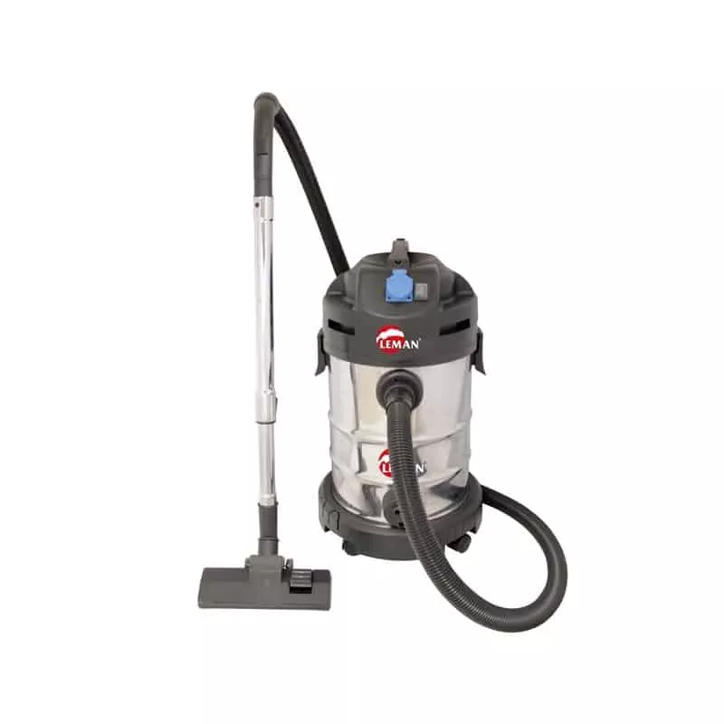 Aspirateur synchro cuve inox 30L utiles 1400W - LEMAN - LOASP301