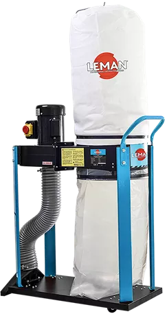 Aspirateur à copeaux de bois, 60L (mono) - LEMAN - LOASP060