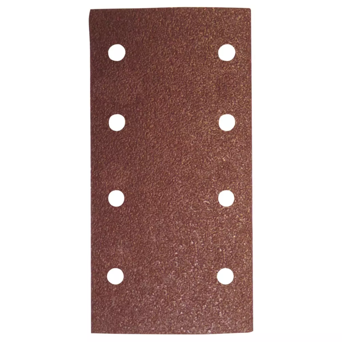 8 patins auto-agrippant corindon - 93 x 185 mm Gr. 80 - 8 trous - pour bois et métaux - LEMAN - 93185.08.82