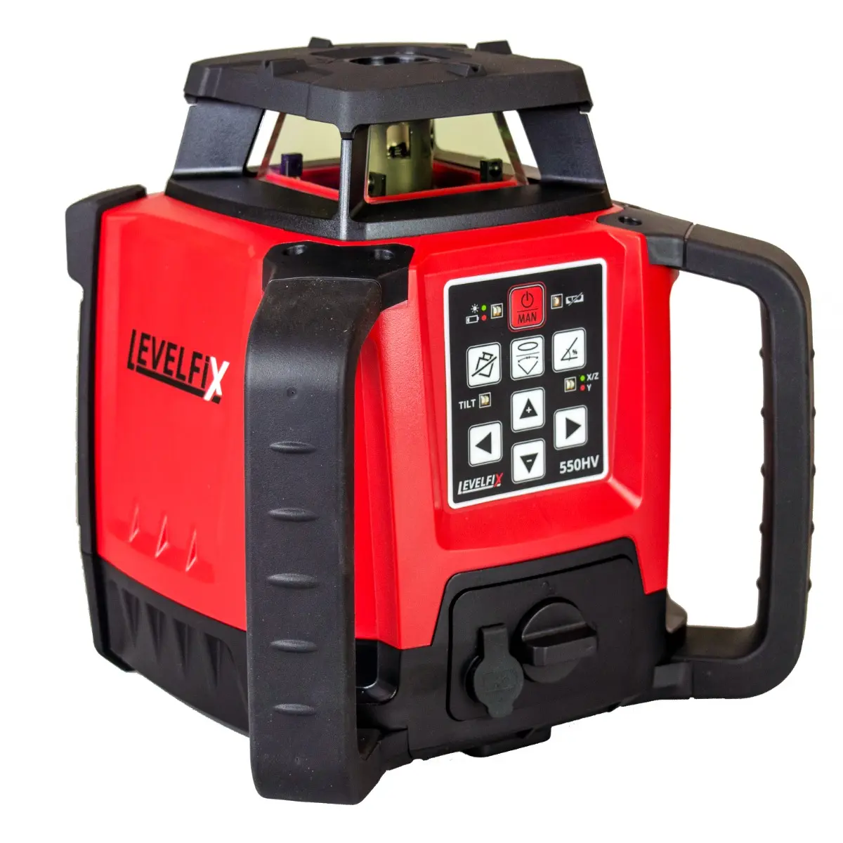 Levelfix 550HV Laser multifonction horizontal et vertical avec récepteur RLD100GR livré dans valise - NETIM - 554501