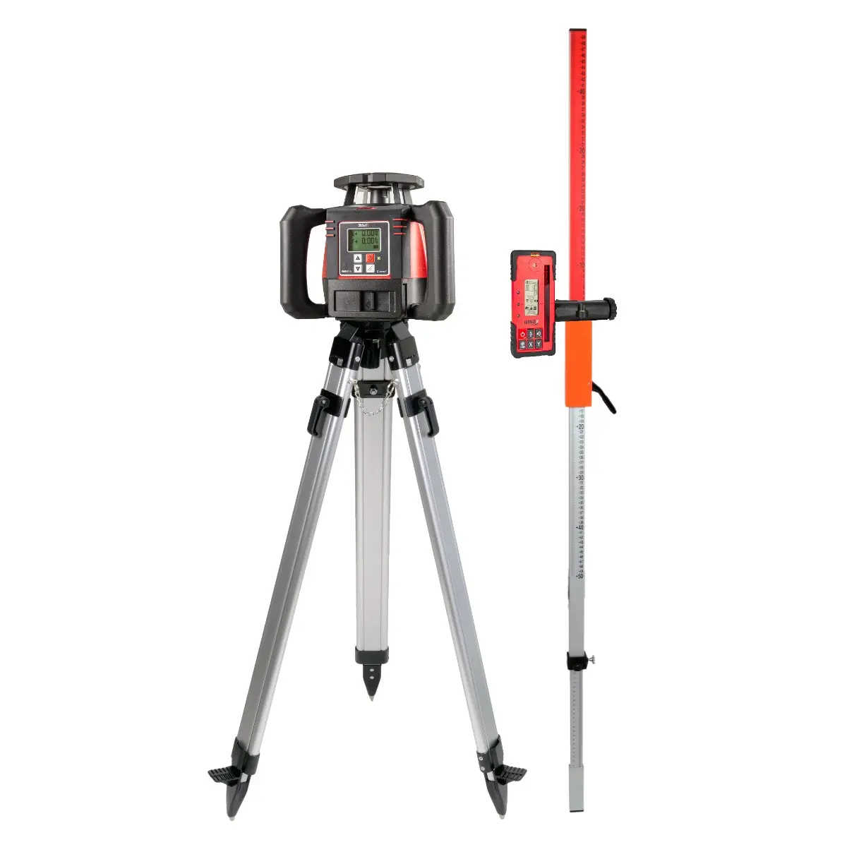 Levelfix 860HVS Laser digital rotatif double pente - SET avec trépied 1,8 m et mire de mesure - NETIM - 554801