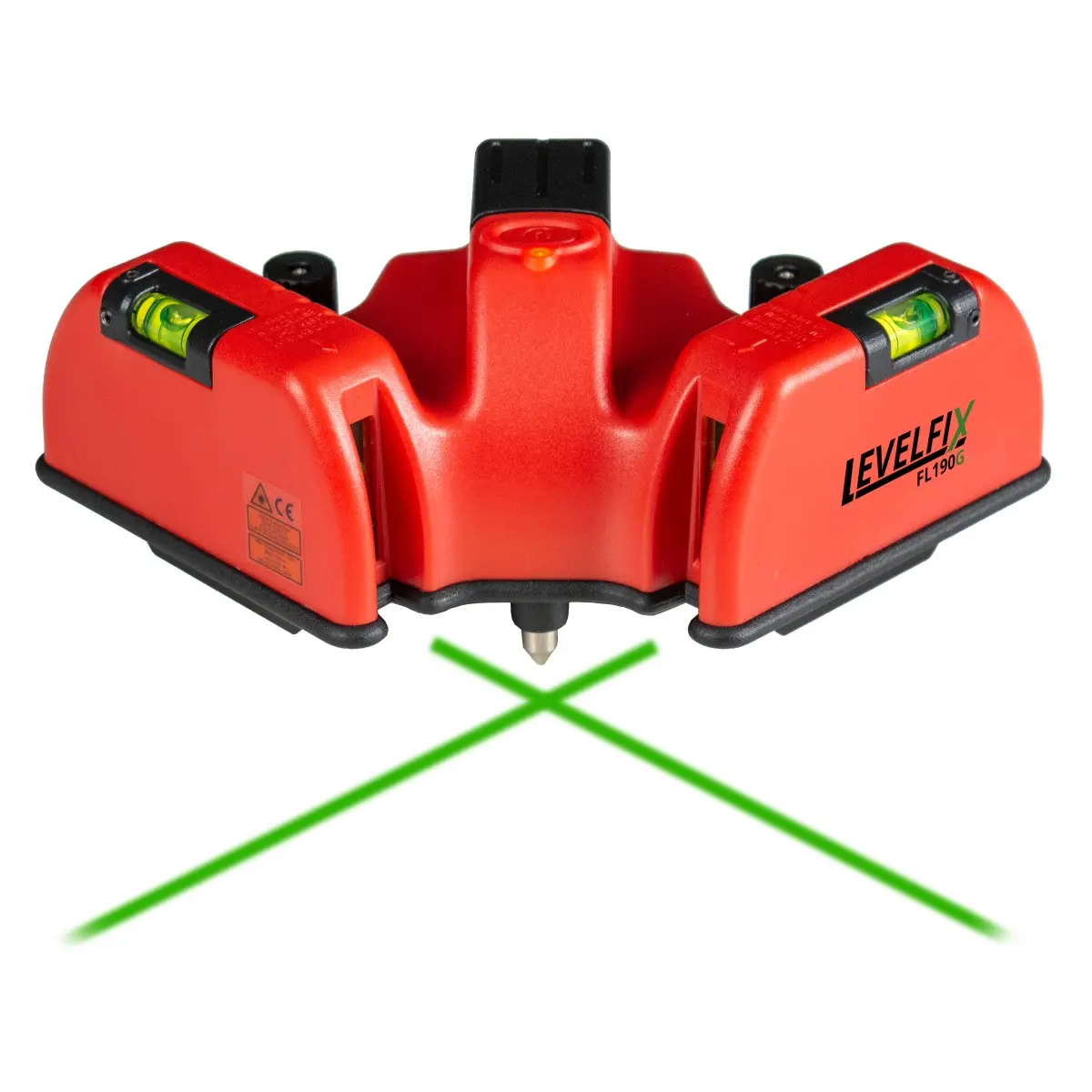 Levelfix FL190G Laser de ligne de sol vert, 2 lignes de 90° - NETIM - 556190