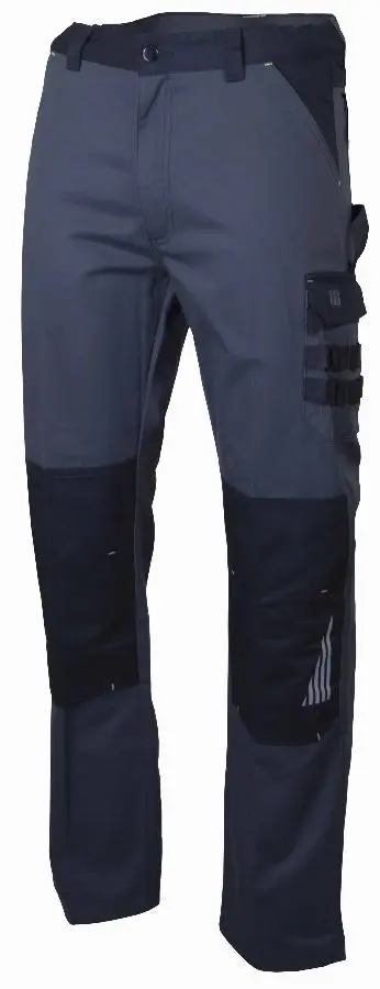 Pantalon de travail Sulfate multipoche zéro métal - Gris sombre / Noir - T.40 - LMA - 1622 T40