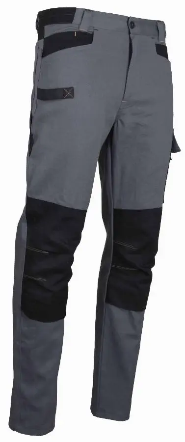 Pantalon de travail en coton Ponce LMA Gris - T.38 - 1673 T.38