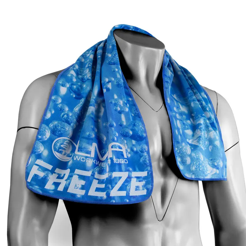 Serviette rafraîchissante freeze imprime bleu t.u - LMA - 99135