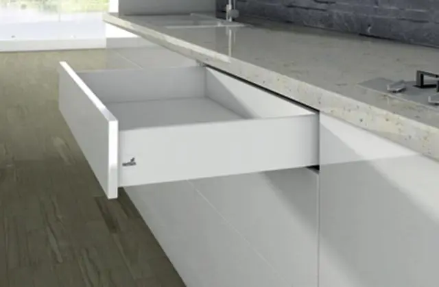 Tiroir Arcitech HETTICH P.270 H.126 mm blanc sans coulisse - 9149307