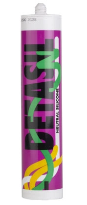 Silicone Detasil N - DL CHEMICALS - Neutre bronze - Cartouche de 300 ml - Lot de 25 - 0100016N082464