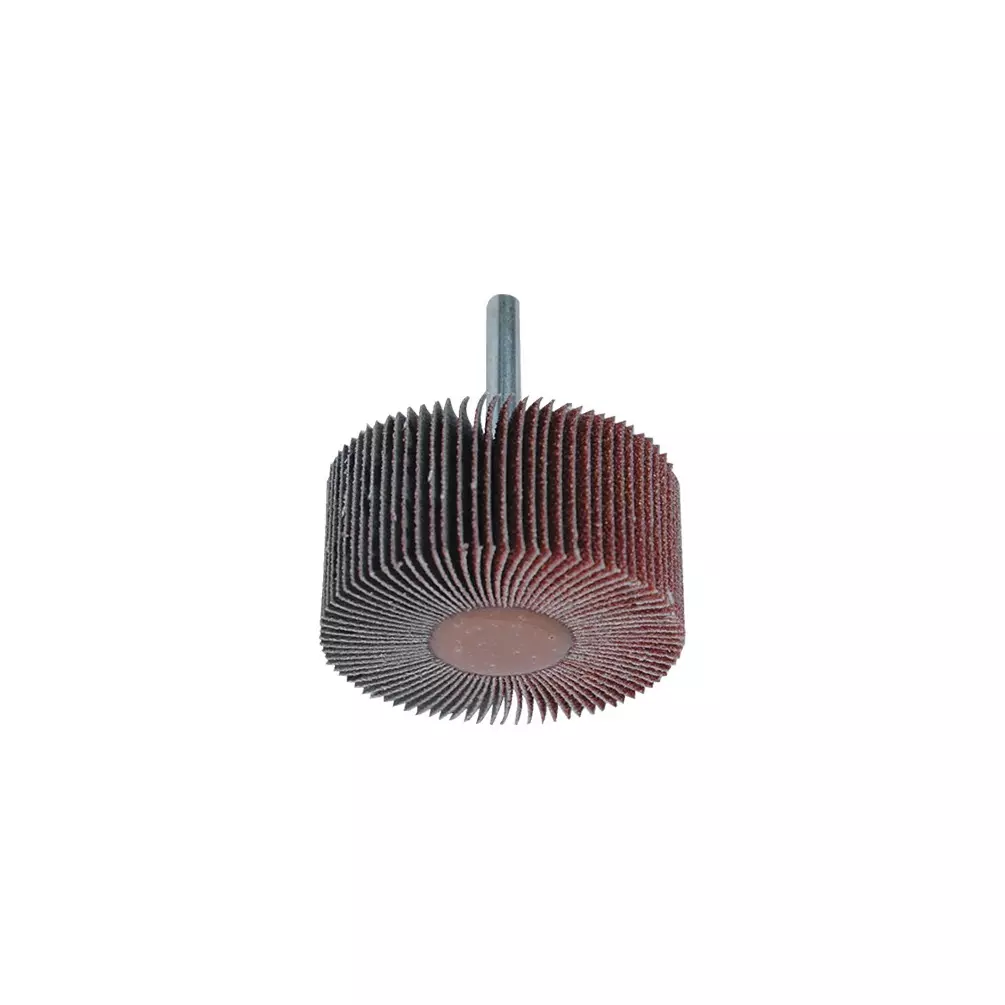 Roue à lamelles corindon pour bois et métal - D. 50 x L. 15 mm Gr. 60 - LEMAN - 9951560