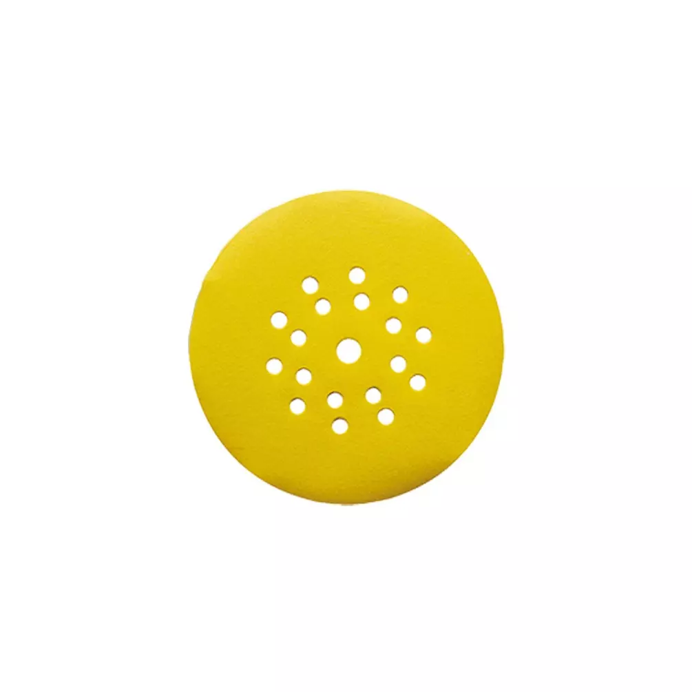 5 disques auto-agrippant corindon jaune - D. 225 mm Gr. 80 - 18 + 1 trous pour bois - LEMAN - 22519.02