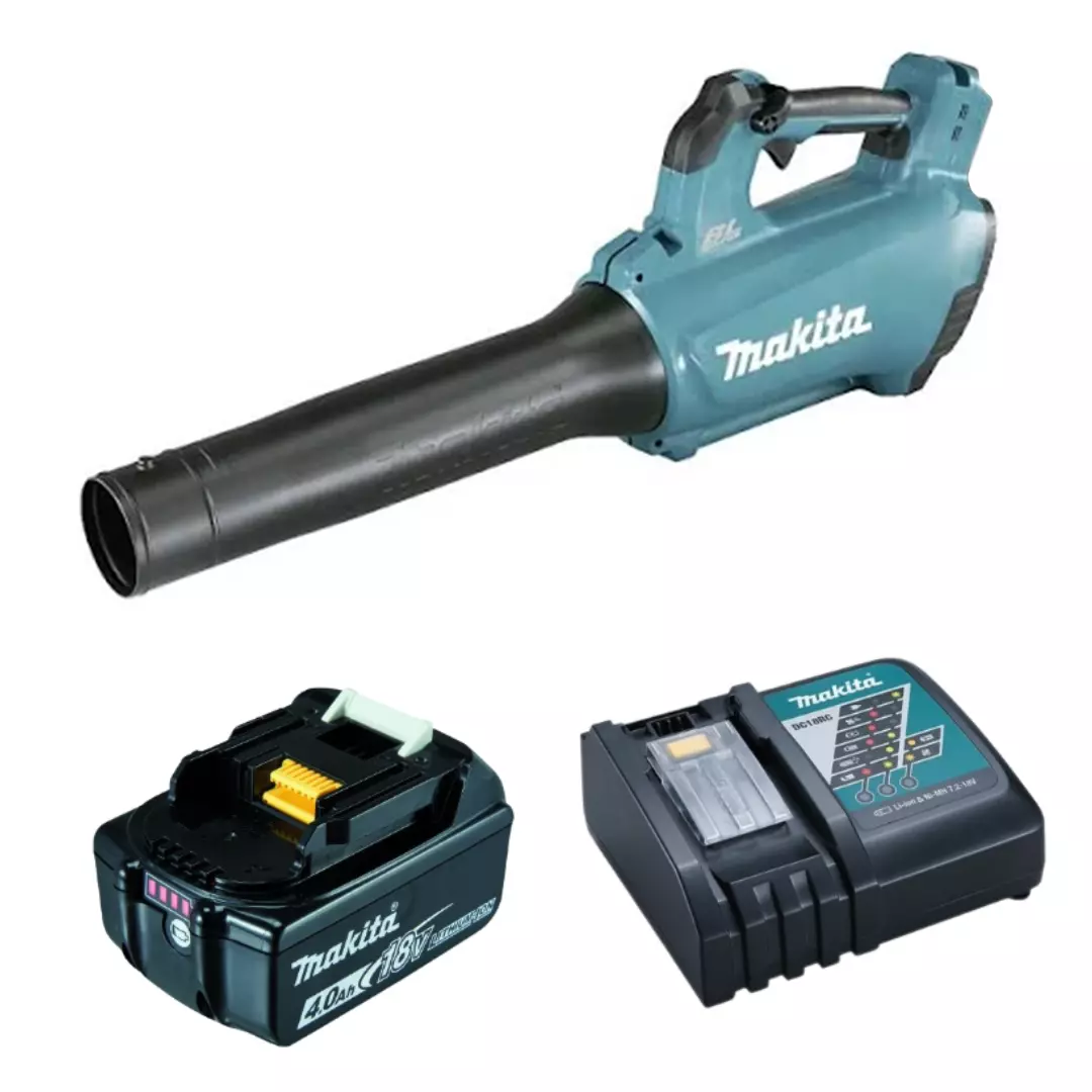 Lot Souffleur MAKITA 18V + batterie 4.0 Ah + chargeur rapide Makstar