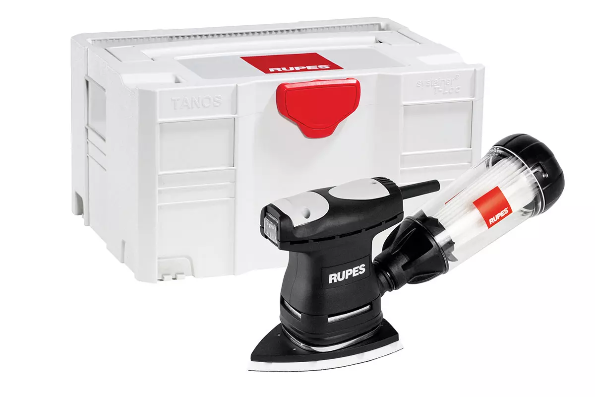 Mini ponceuse triangulaire Ventury - 200 W - Avec contrôle de vitesse + Unité de filtrage dans Systainer - RUPES - LS71TEBOX-SYSTAINER