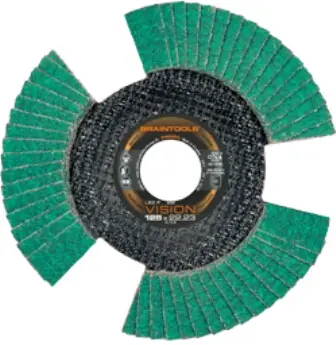  Disque à lamelles Acier/Inox RHODIUS - 125 x 22,23 mm K80 - 207079