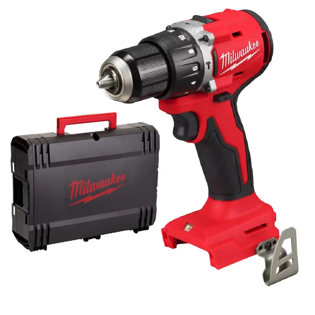 Perceuse visseuse à percussion compacte M18 BLPDRC-OX - MILWAUKEE - sans batterie ni chargeur - HD Box - 4933492821