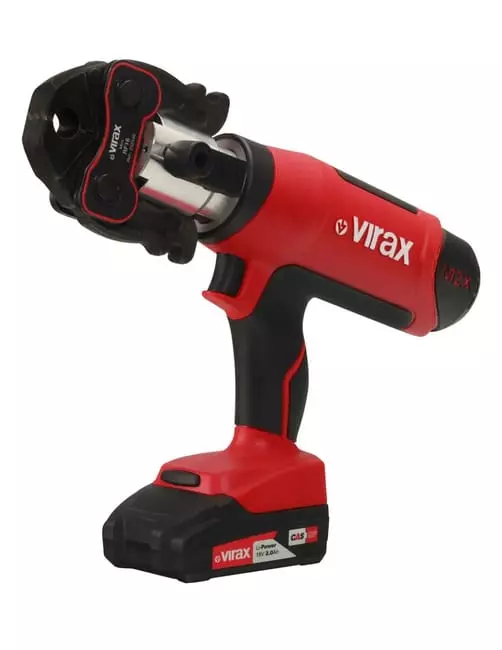 Presse à sertir électro-mécanique VIPER M2X+ 2 batteries, sans pince mère - VIRAX - 253550