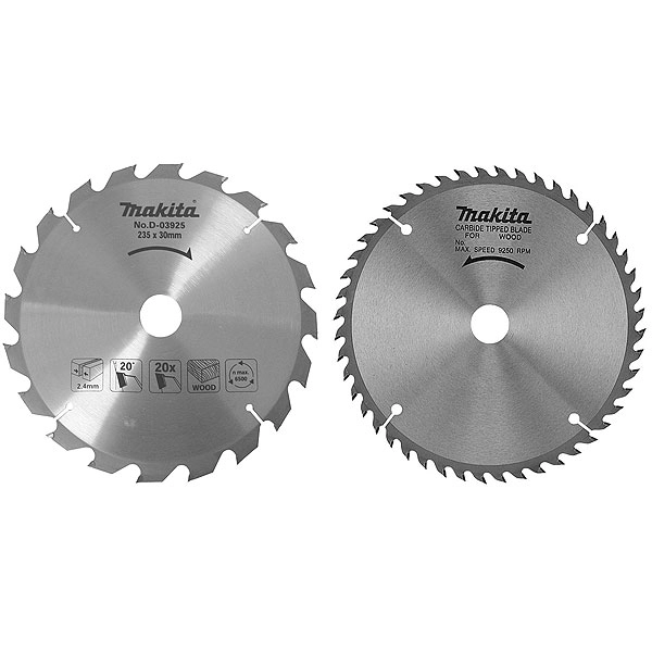 Duo de lames circulaires 235 mm MAKITA - D-20068