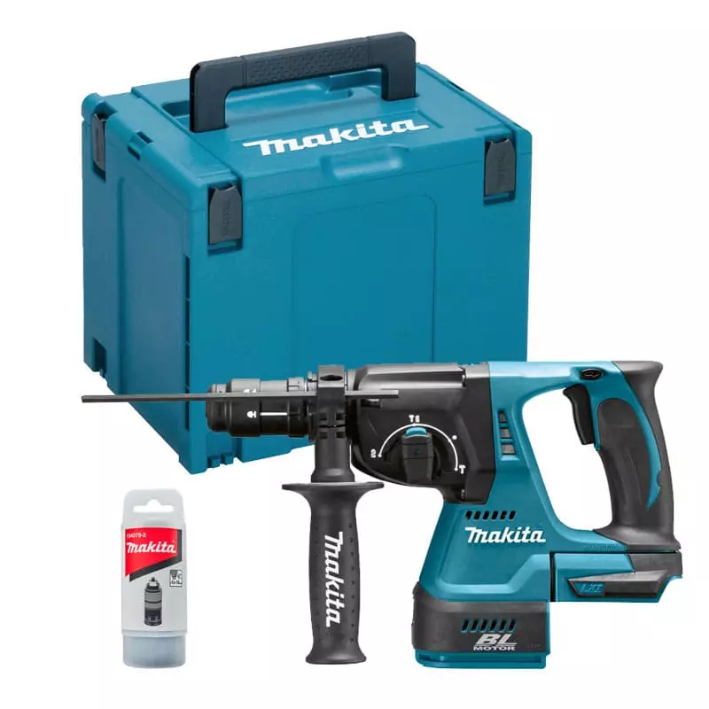 Perfo-burineur SDS-Plus 18V LXT 24 mm - MAKITA - sans batterie, ni chargeur + Coffret MakPac - DHR243ZJ
