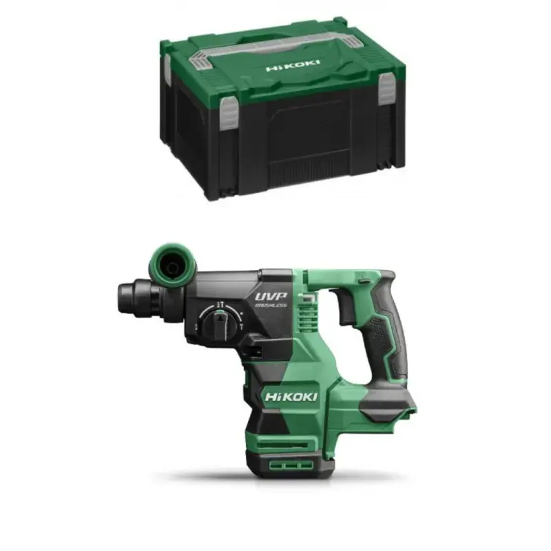 Marteau perforateur SDS-Plus 26 mm 18V Brushless 3,2J 3 modes sans batterie ni chargeur dans coffret HitCase II - HIKOKI - DH1826DAW2Z