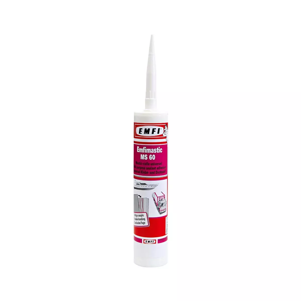 Mastic polymère Emfimastic MS60 EMFI - Cartouche de 290 ml - 75044